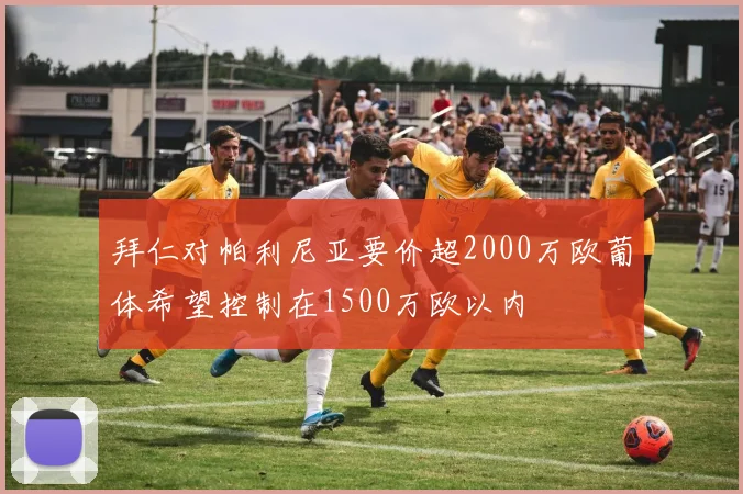 拜仁对帕利尼亚要价超2000万欧葡体希望控制在1500万欧以内